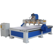 Multi-head woodworking engraving machine 3D wood cutting machine